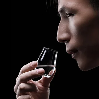 6 Adet 50ml ISO Profesyonel Ölçüm Shot Cam Likör Ruhları İçin Şarap Tadımı Brendi Snifer Viski Copita Burun Bardak Tumbler